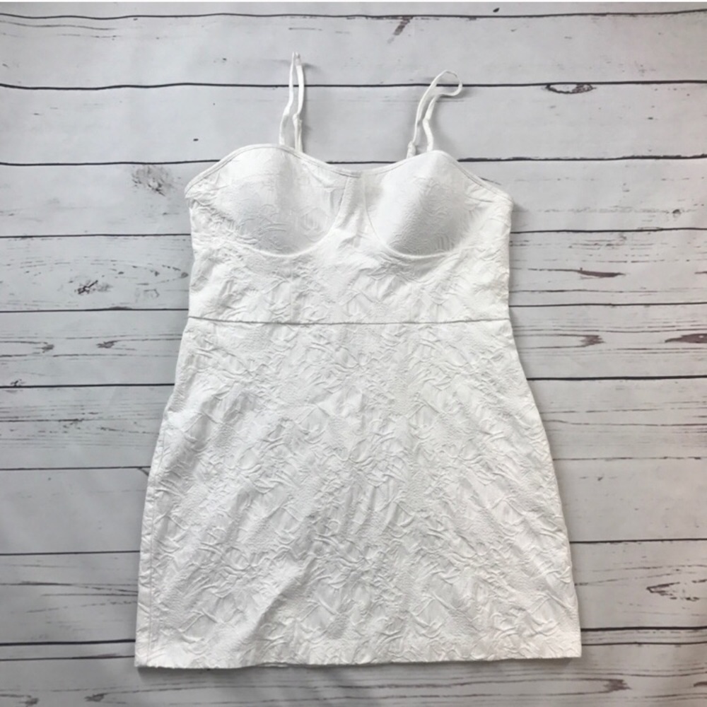 White nasty gal mini dress